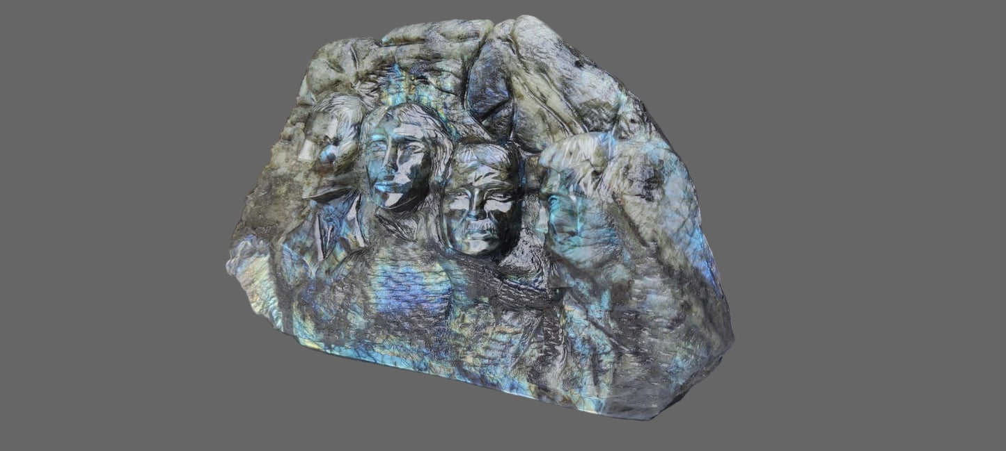 Mount Rushmore in Madagascar Labradorite