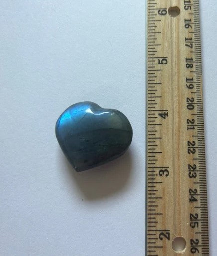 Labradorite Heart