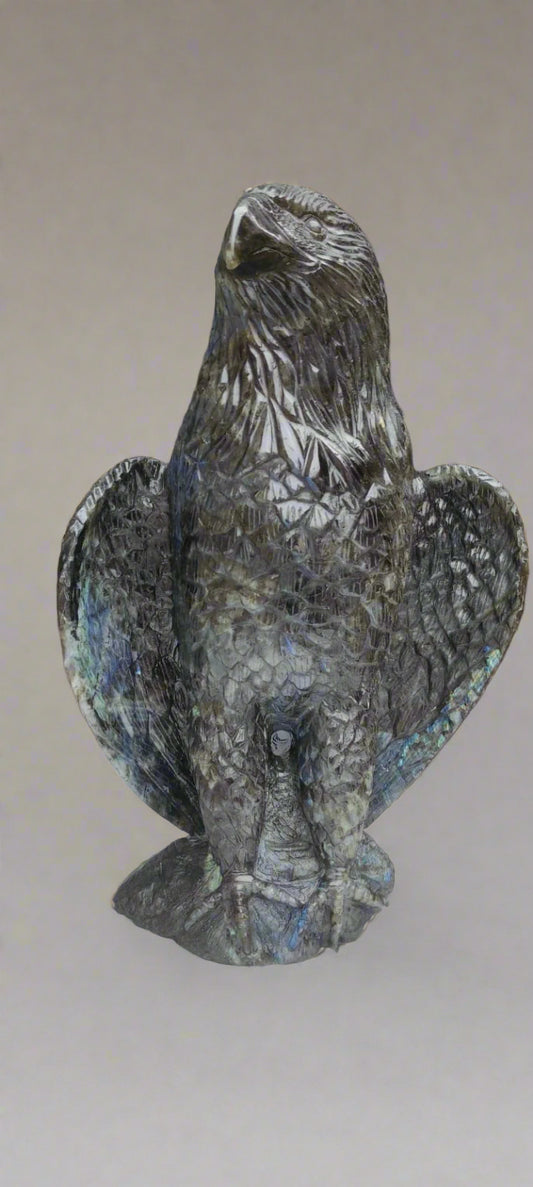 Eagle in labradorite