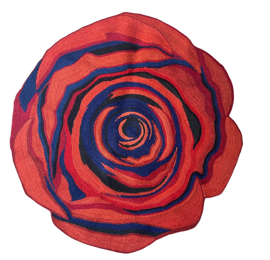 “ Rose” Handwoven Sisal Wall Art - 5ft’ 41”