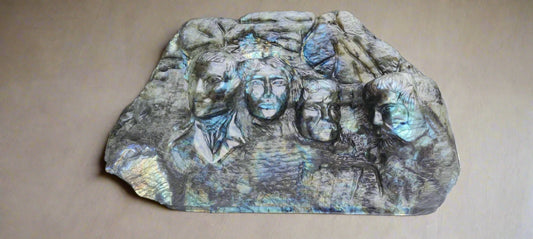 Mount Rushmore in Madagascar Labradorite