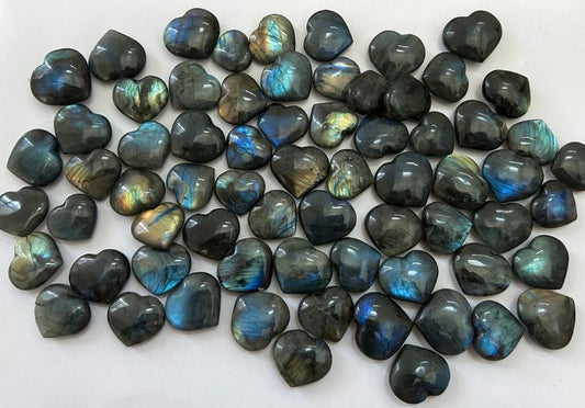 Labradorite Heart